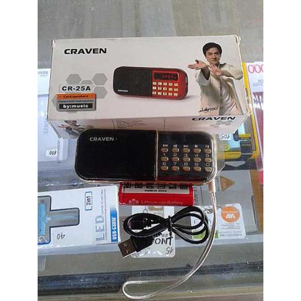 [HCM]Loa Radio Fm/ Usb/ TF - Craven CR-25A