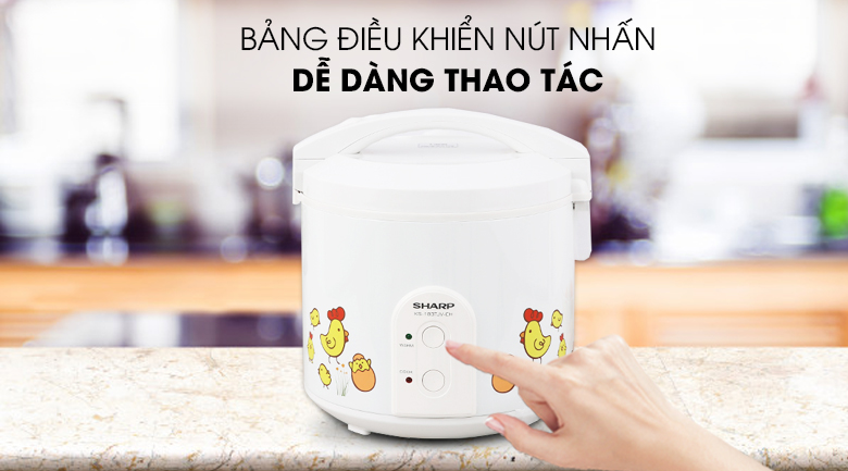 Nồi cơm điện Sharp 2.2 lít KS-223TJV-CH