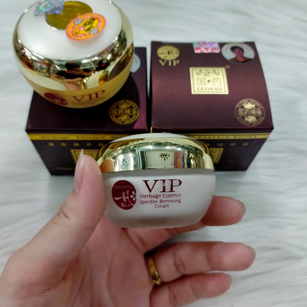 Chính hãng kem sâm nâu vip guoyao dưỡng trắng 9 tác dụng