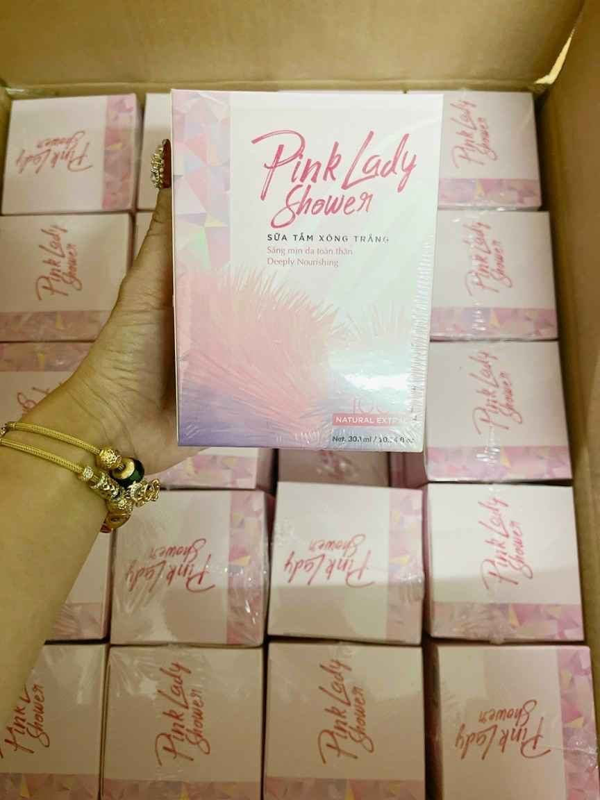 Sữa tắm xông trắng Pink Lady Qlady