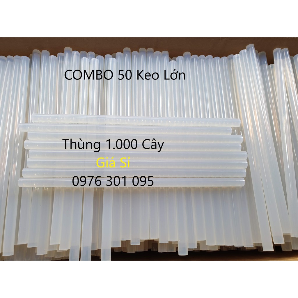 Keo Nến Lớn - [20 Cái], Keo silicon - Đèn Led Thiên Vân