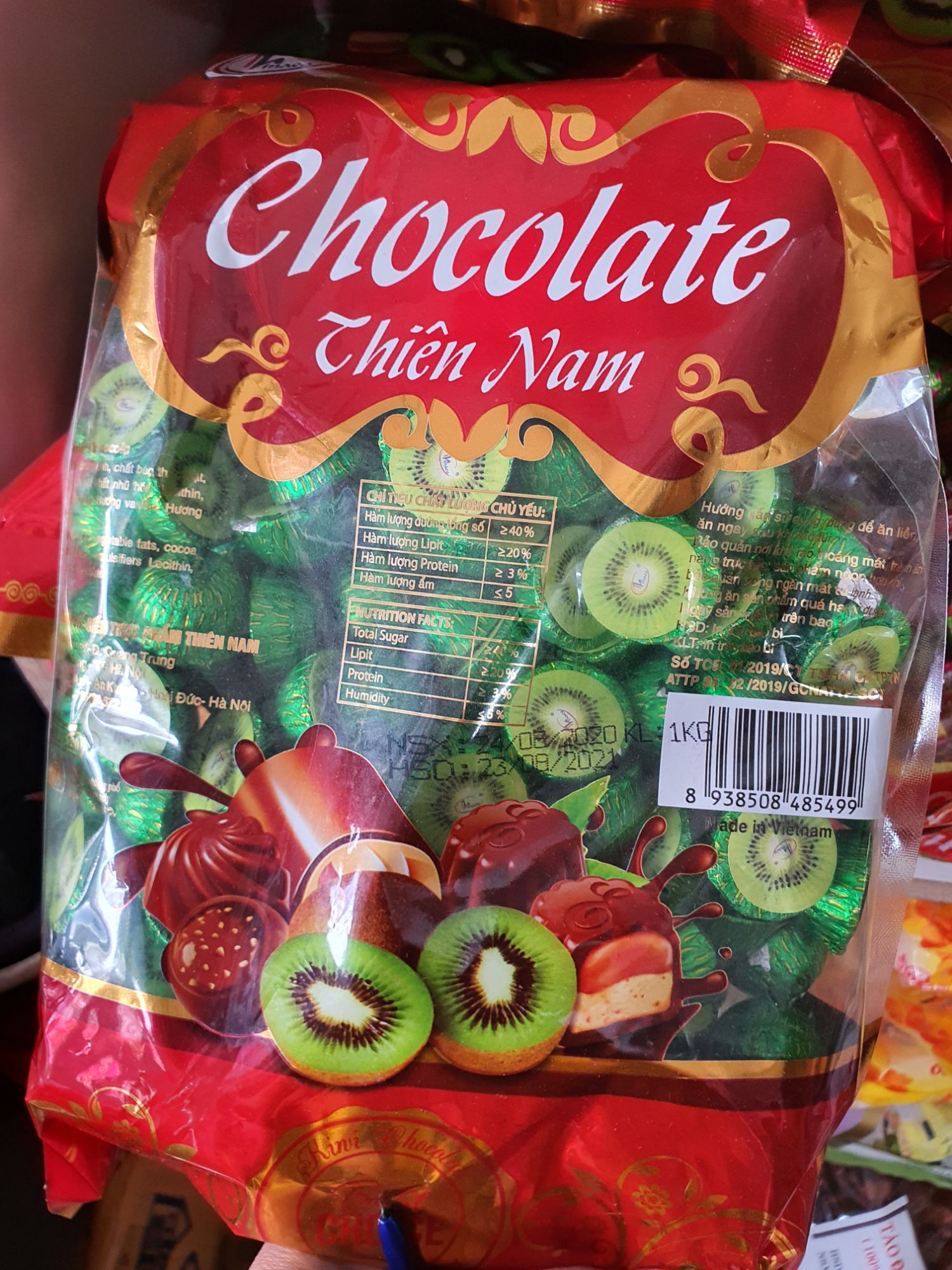 socola hình kiwi 🥝1kg