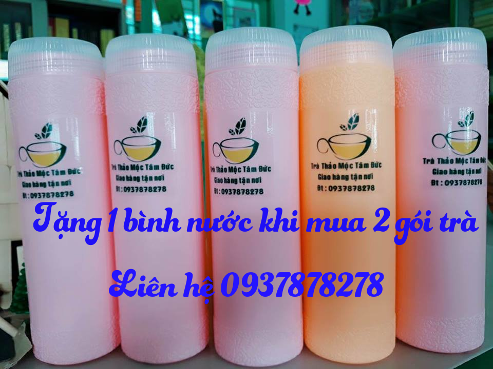 [HCM]Trà thảo mộc hồng sâm tâm đức