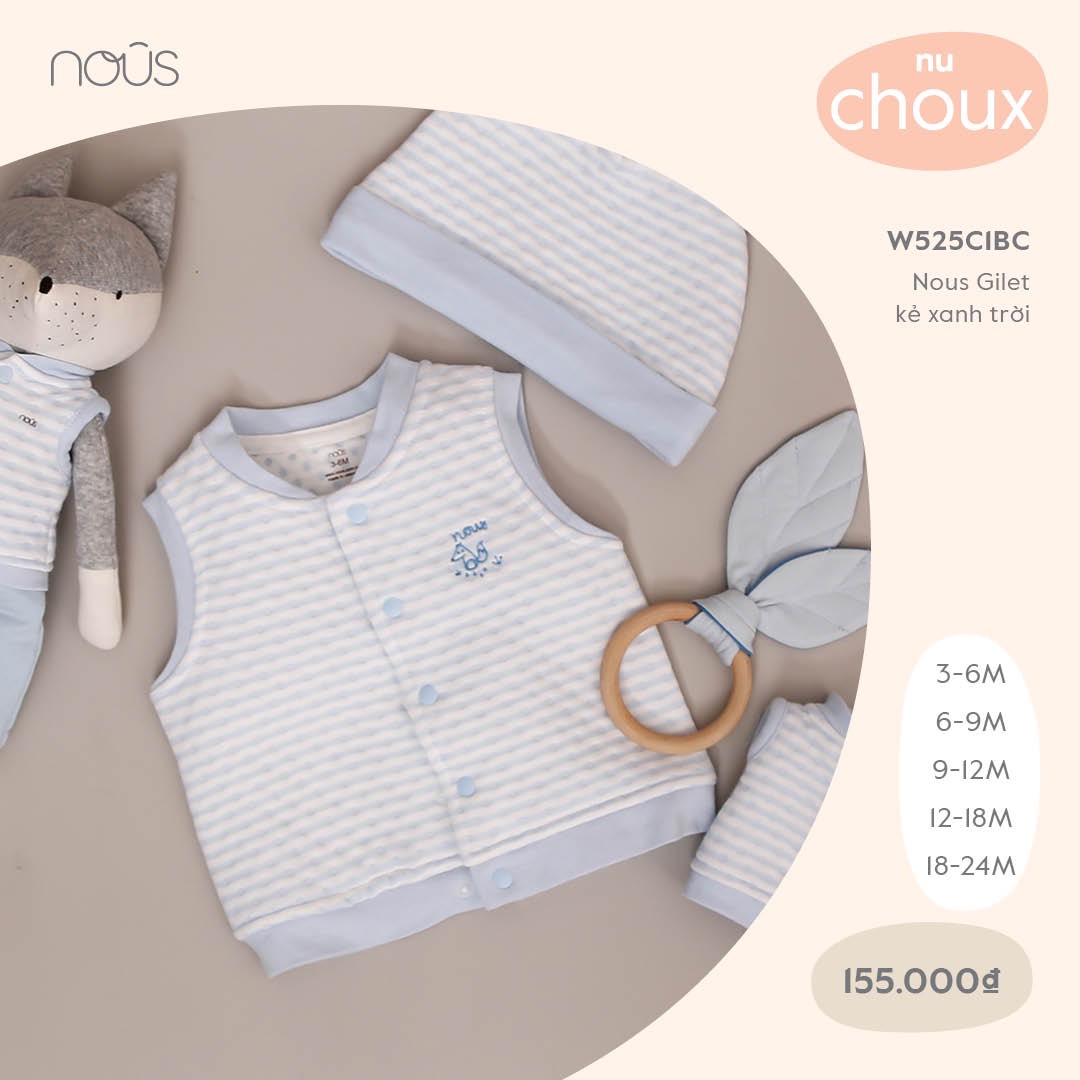 Gile nous / hrnee mẫu mới 2022 cho bé