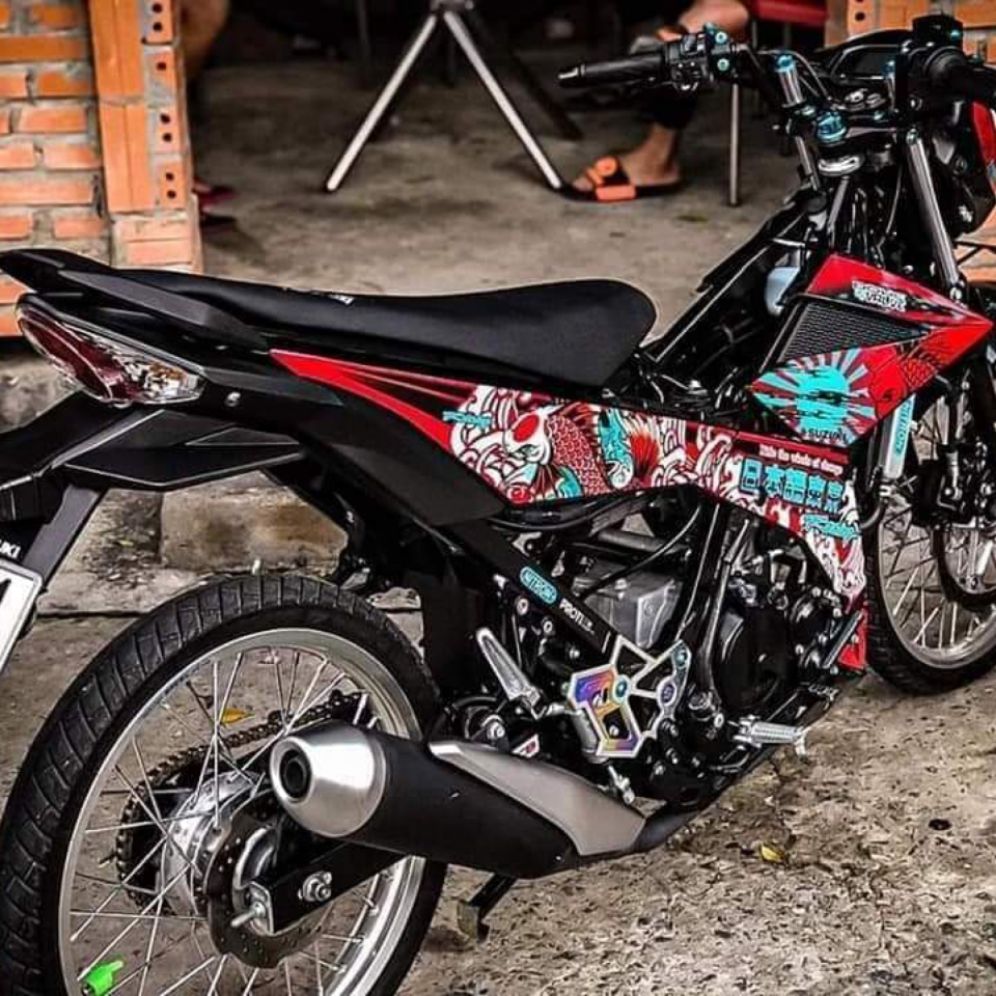 [HCM]Tem rời xe Satria -Raider cá chép cao cấp