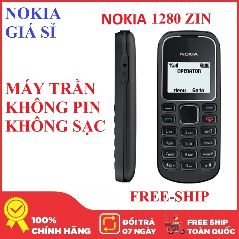 Điện thoại Nokia 1280 Giá Sỉ - Máy trần - Nokia Giá Sỉ