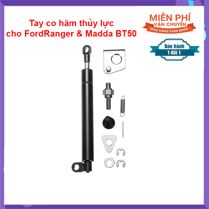 Ty hãm thủy lực mở cốp xe bán tải - Ty thủy lực hãm cốp sau dành cho xe bán tải Ford Ranger,Madda BT50