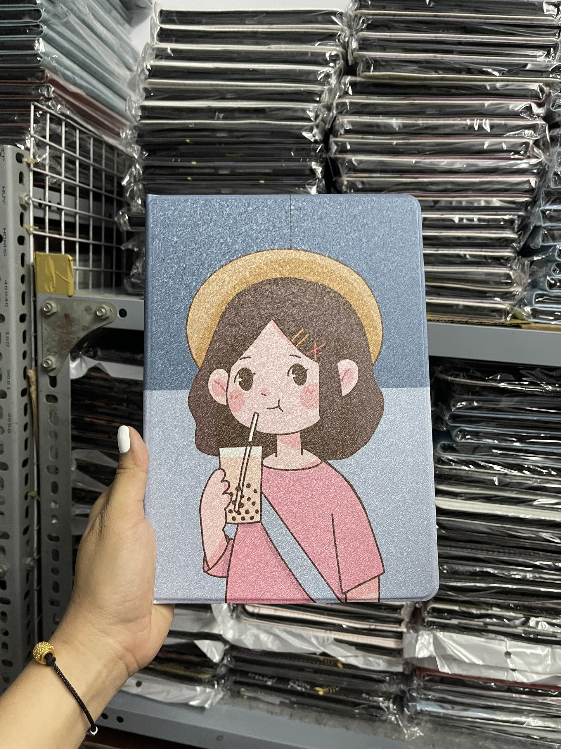 Bao da ipad 2017/2018/gen 5/6/air 1/2 hoạt hình