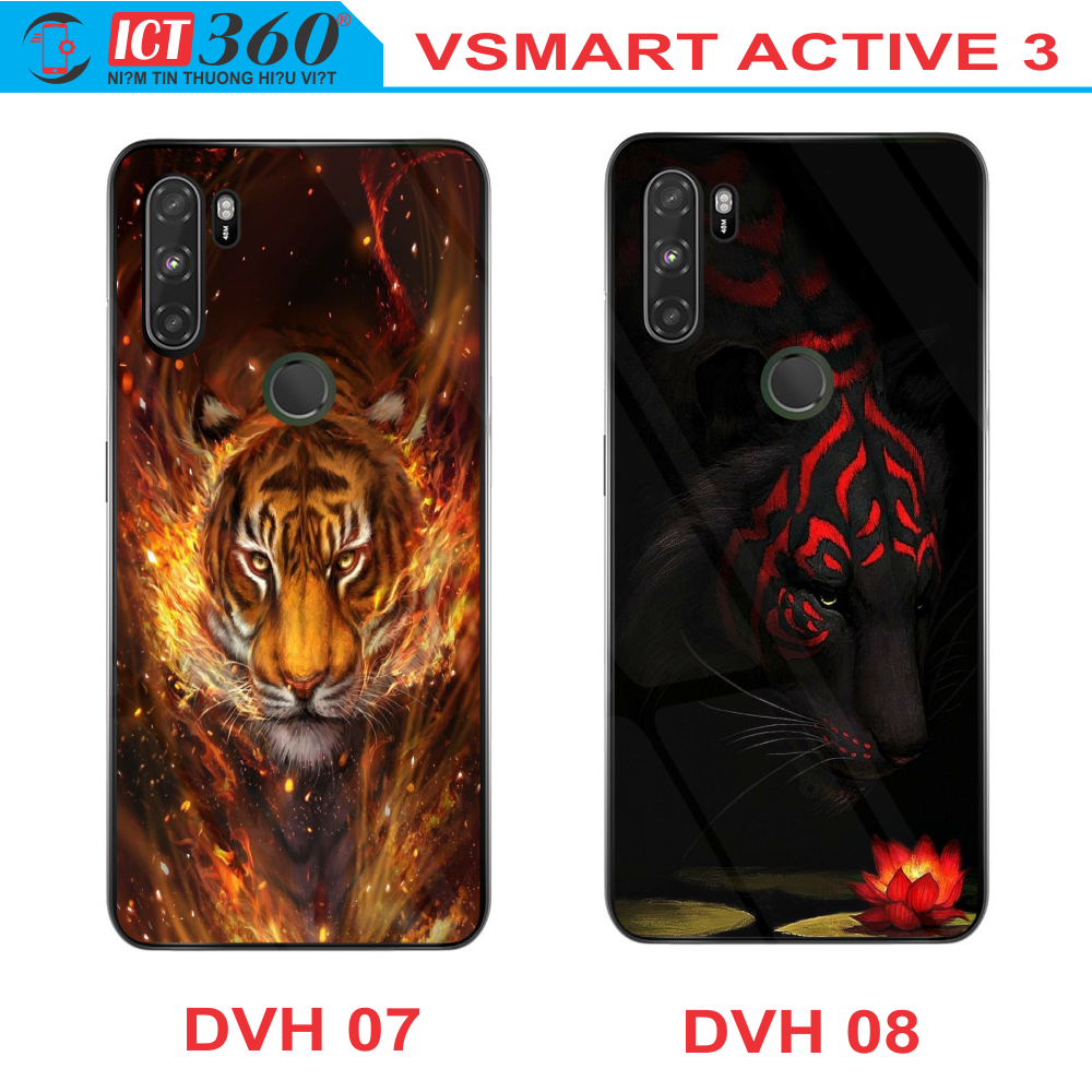 Ốp Lưng Kính VSMART ACTIVE 3 - in Theo Yêu Cầu ( Nhiều Hình)