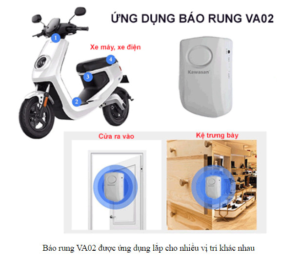 Thiết Bị Báo Rung Chống Trộm VA02