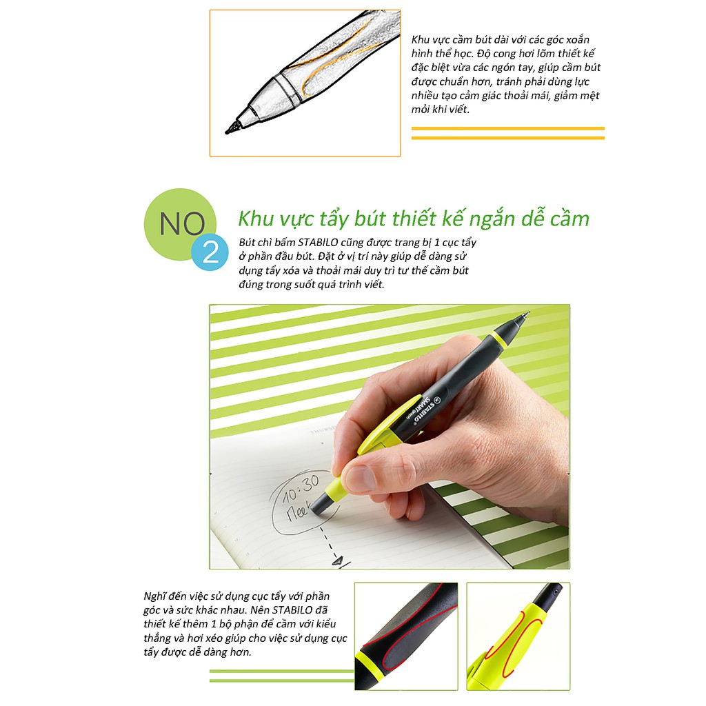 Bút chì bấm STABILO SMARTgraph 0.5