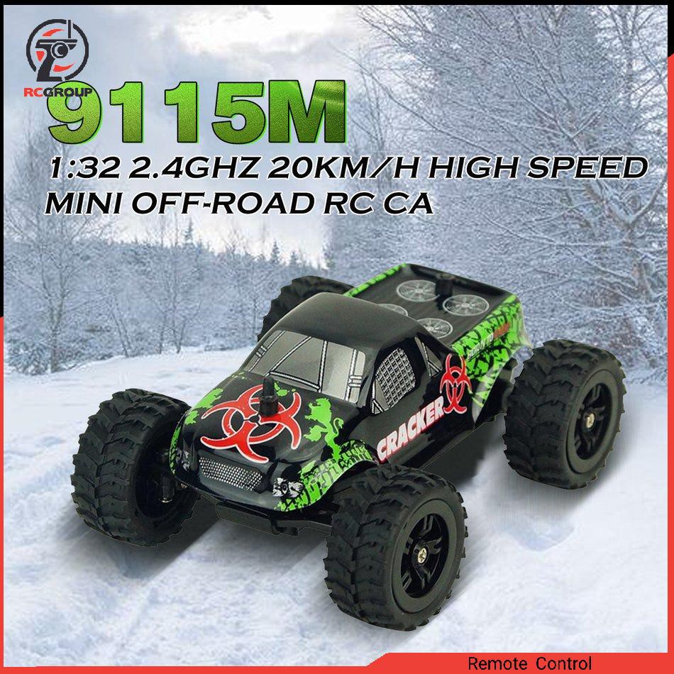 Bộ xe địa hình điều khiển từ xa 9115m / 1: 32 / 2.4g xe địa hình mini