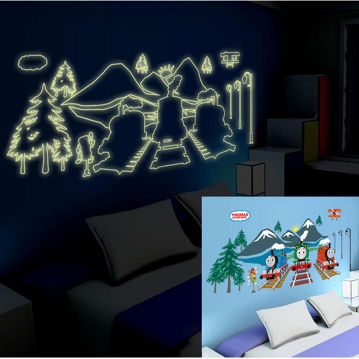 Decal phát sáng trong đêm Sticker Tranh Dán Tường ABQ9614 -glowdecals