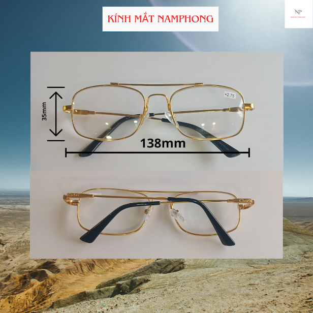Gọng  kính dẻo[charmant ]titanium 2 cầu
