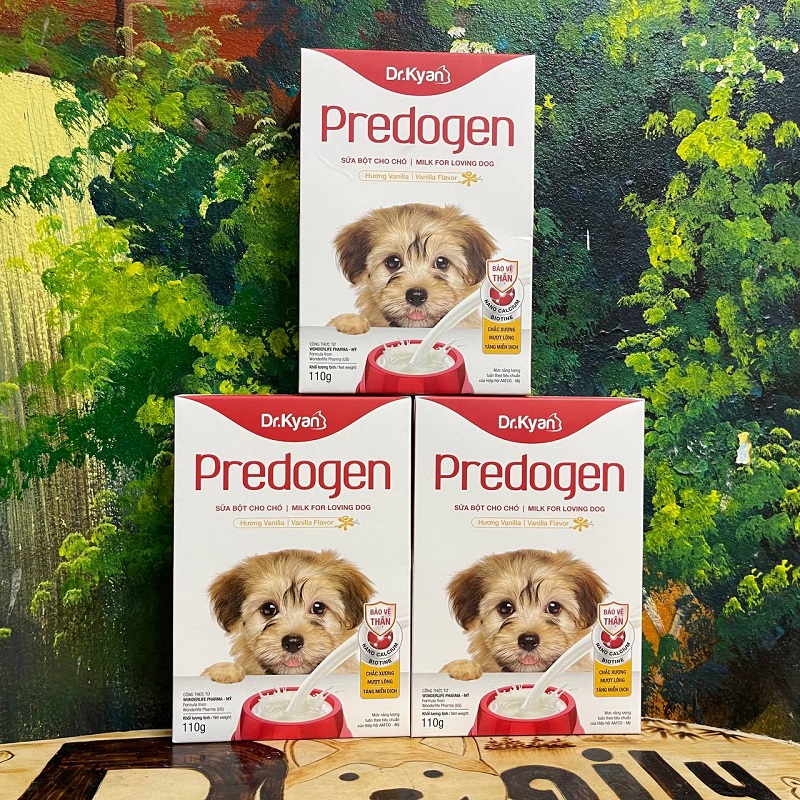 [HCM]Sữa bột cho chó Dr.Kyan PREDOGEN 110g