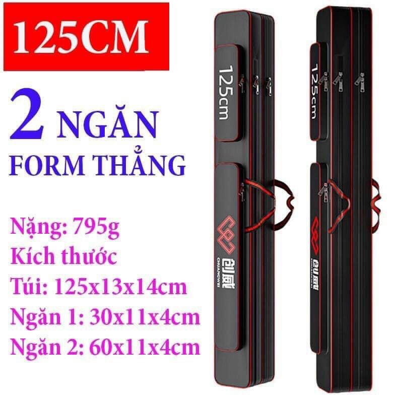 Túi đựng cần đơn,máy lure 2,3 ngăn chống thấm nước cao cấp siêu bền giá rẻ