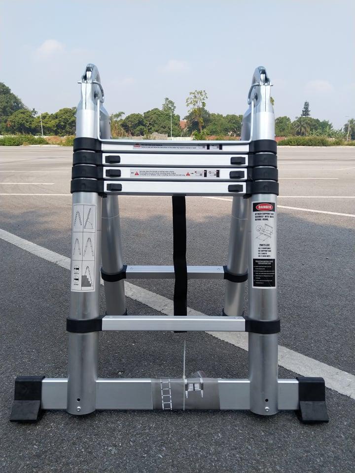 Thang Nhôm Rút Chữ A 4.4M