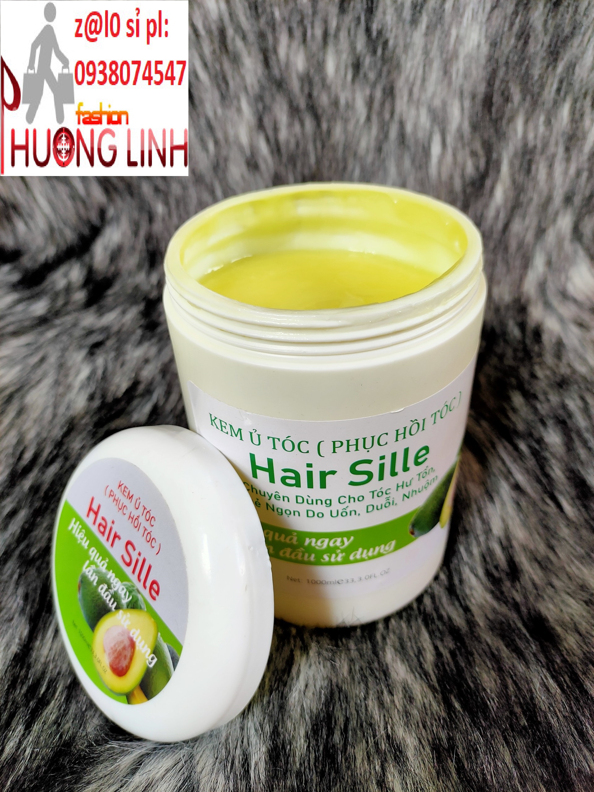Hấp dầu Hair Sille hương bơ 1000ml