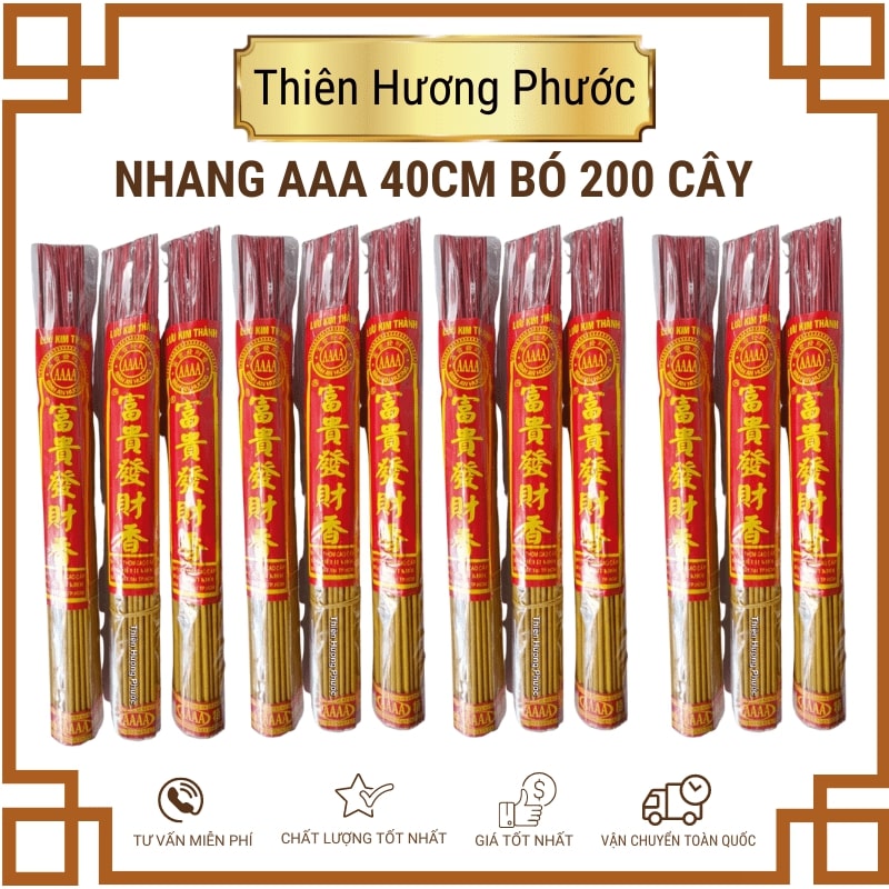 Nhang quế bó 200g tiện lợi