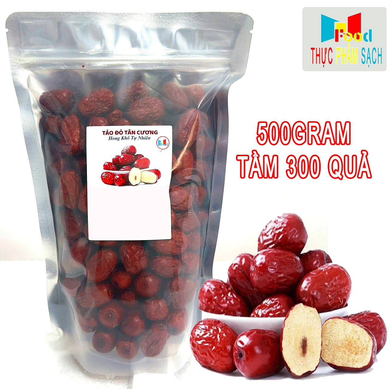 Táo đỏ tân cương gói 500gram