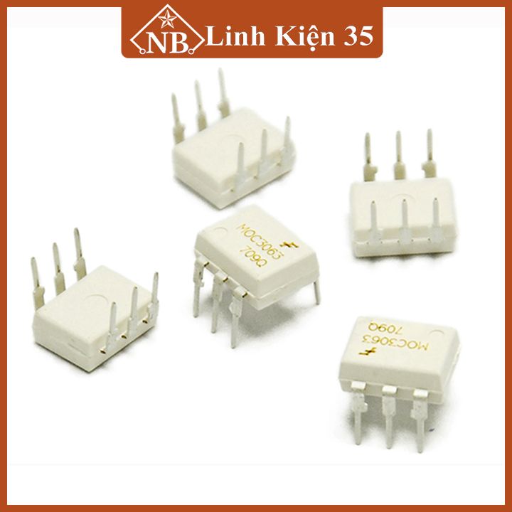 IC cách ly quang MOC3063 chân cắm DIP-6
