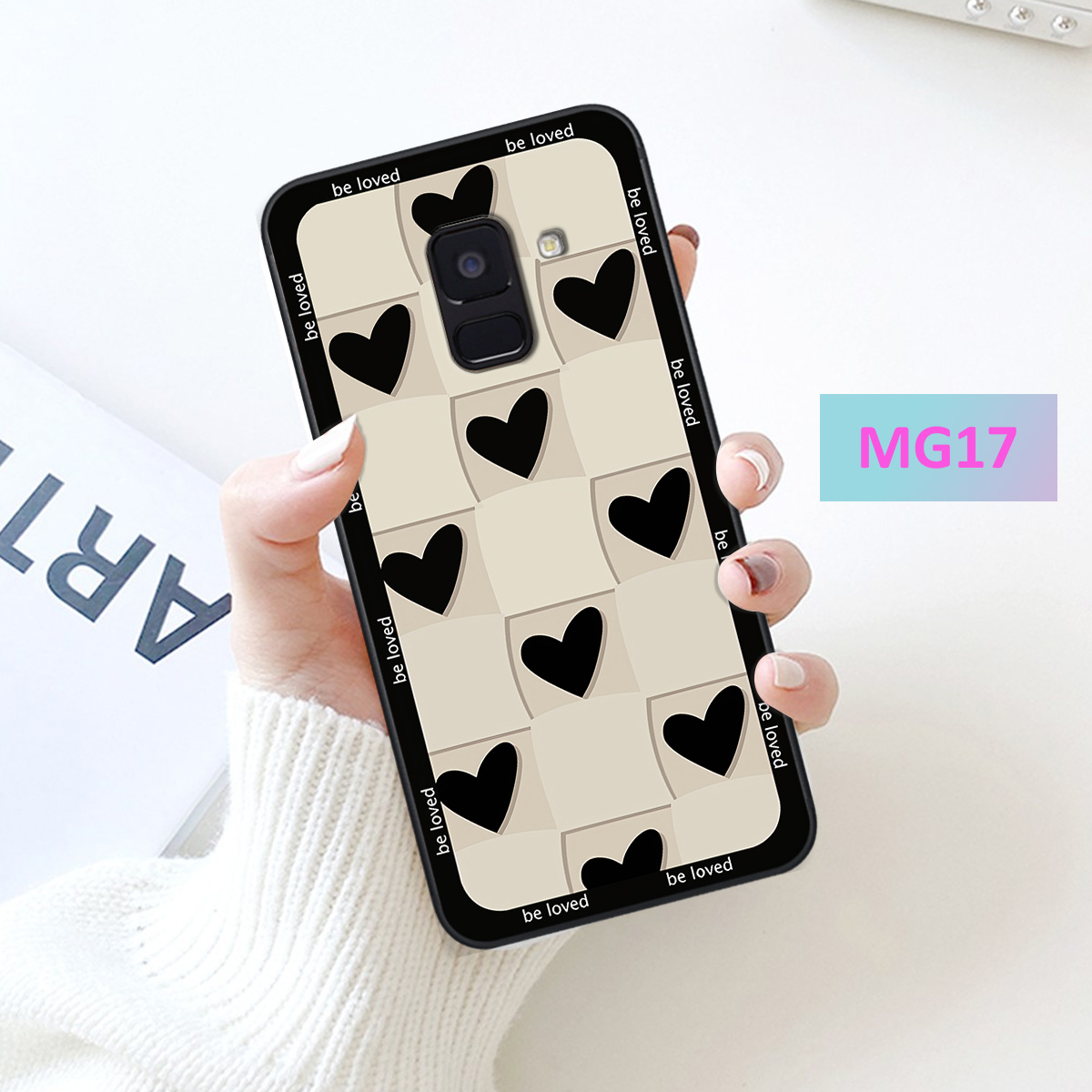 Ốp samsung a6 2018 / a6 plus / a6+ trái tim, thời trang, thể thao, ốp viền dẻo đẹp