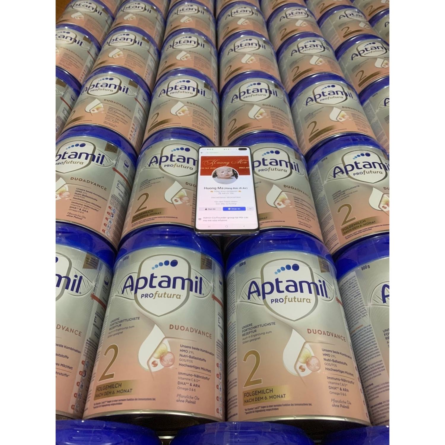 Sữa Aptamil Đức Bạc Pre,1,2 800G (Date 2024 mẫu mới)