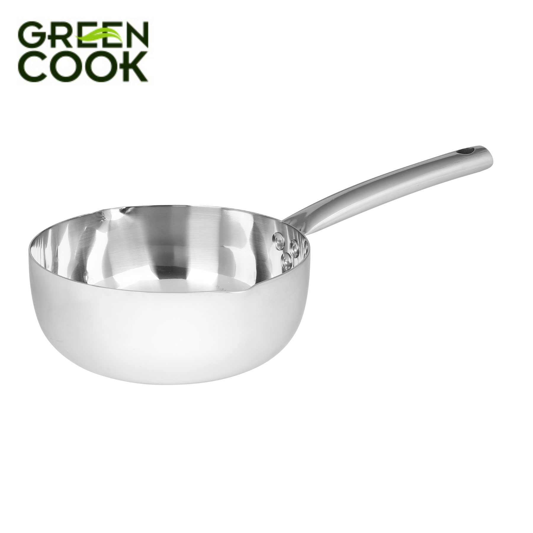 Chảo Sâu Inox 3 Lớp Nguyên Khối Miệng…