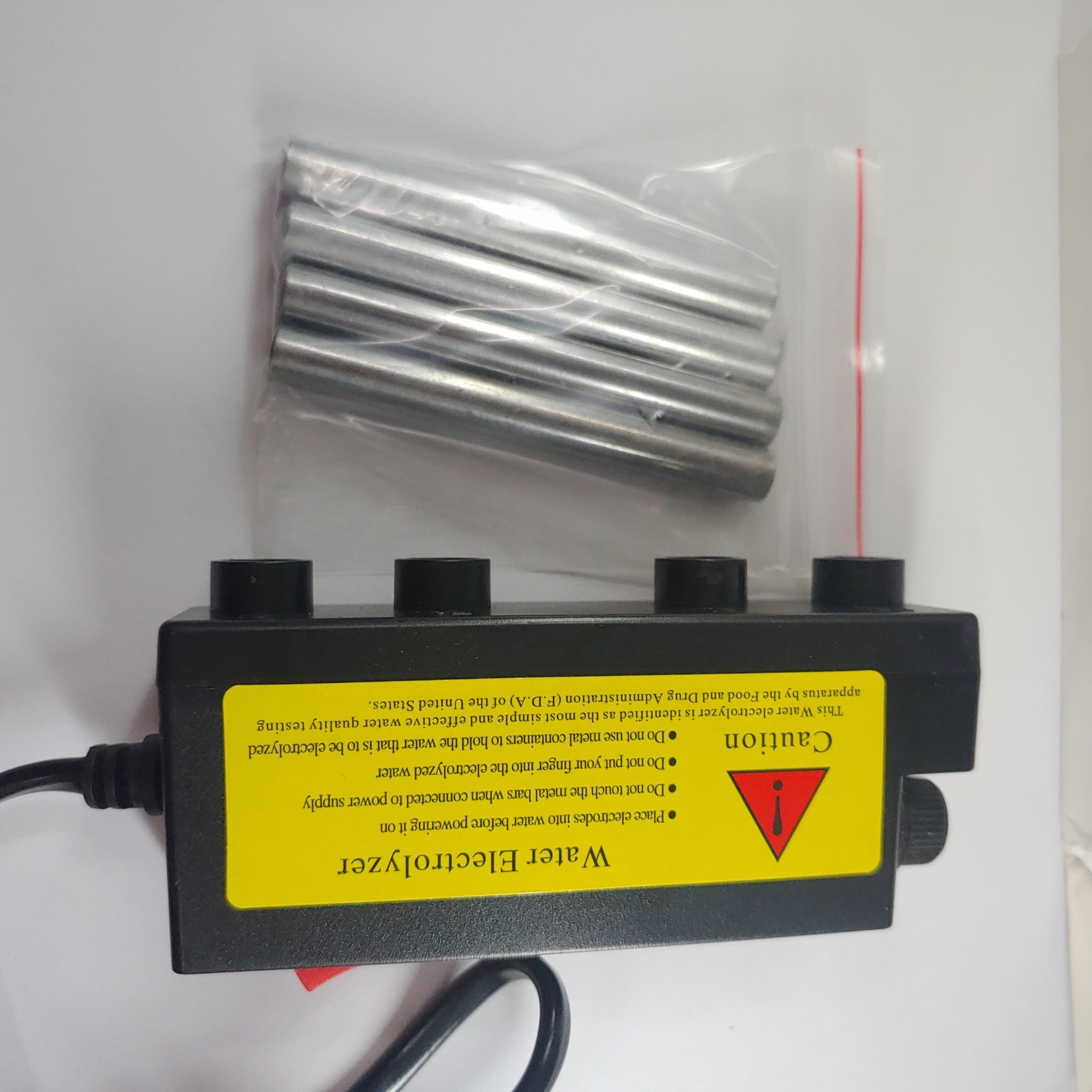 Máy điện phân nước - Kiểm tra kim loại trong nước