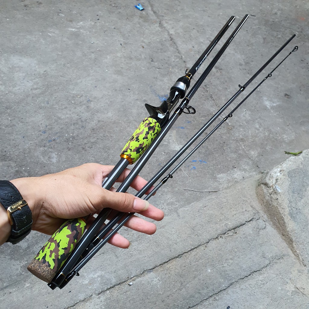Cần Câu Lure 4 Khúc - Cemreo Struggle - Ngang + đứng   (xả hàng giảm giá và cam kết bảo hành đổi trả ạ)