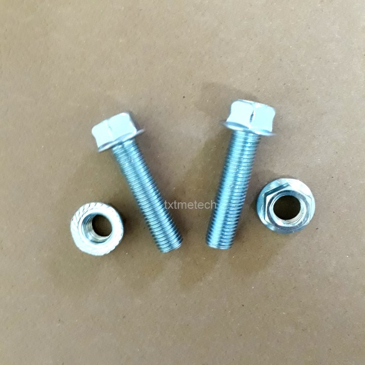 Bulong tán liền M10x40 ren mịn- 10 bộ