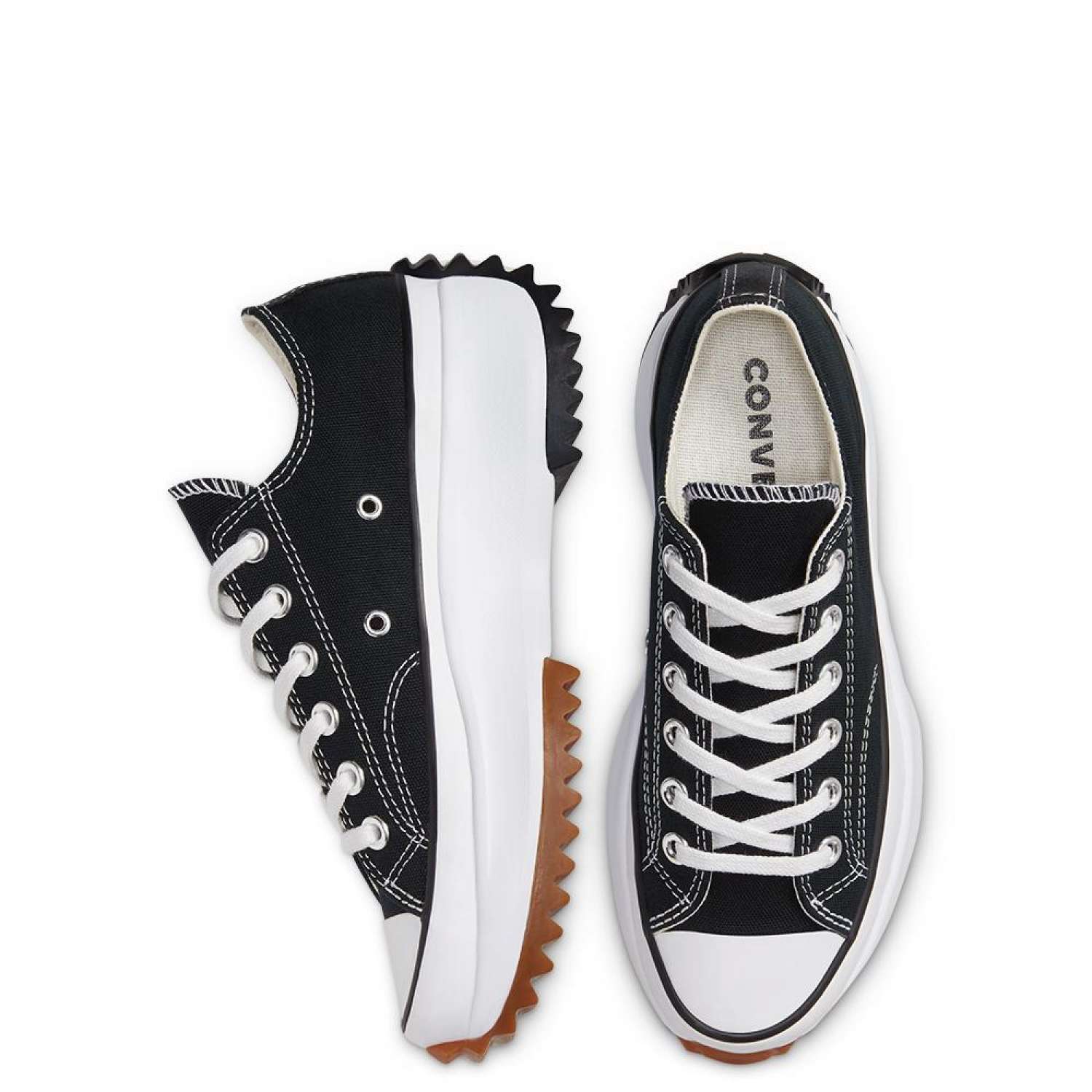 Giày Sneaker Converse Run Star Hike low black ( Tặng túi converse + bill + tất)