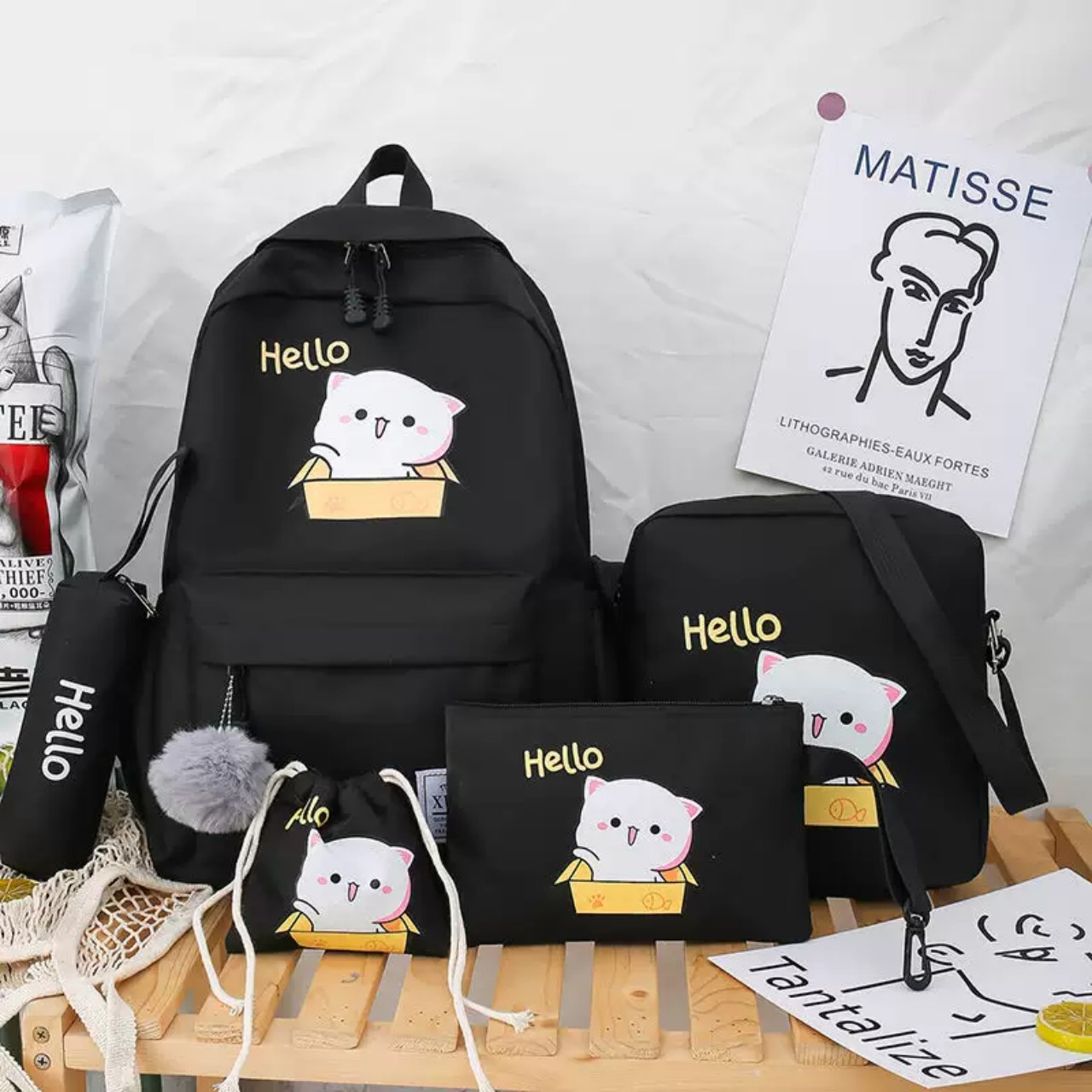 Balo nữ set combo 4 món