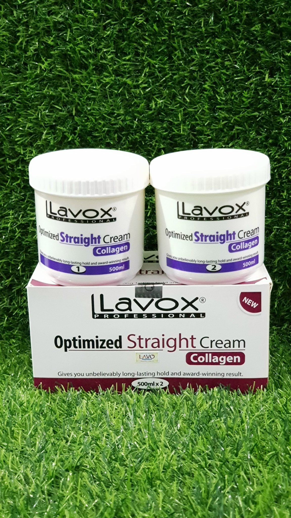 Bộ duỗi siêu nhanh Collagen Lavox Professional 500mlx2