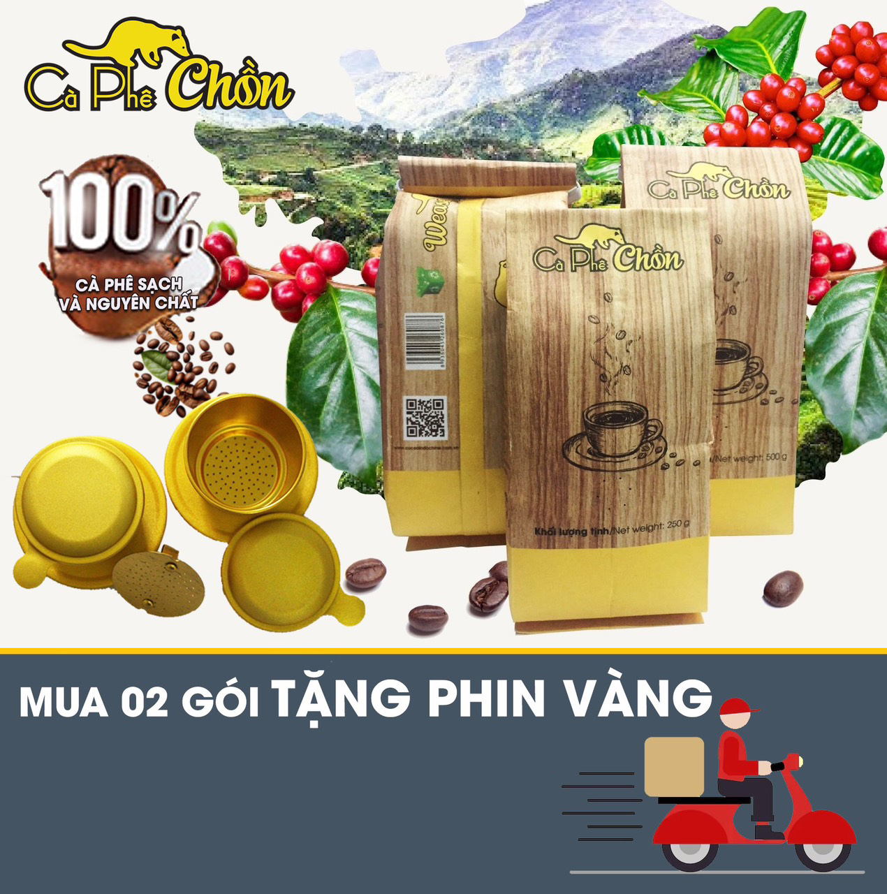 Cà phê chồn - gói 250g