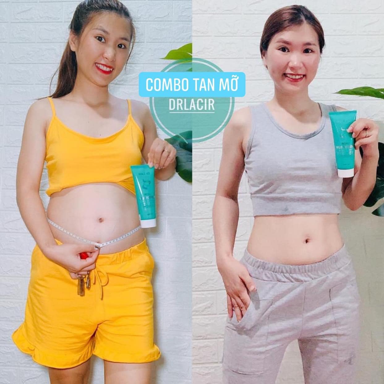 Kem tan mỡ Dr Lacir giảm mỡ bụng, thon gọn vòng eo