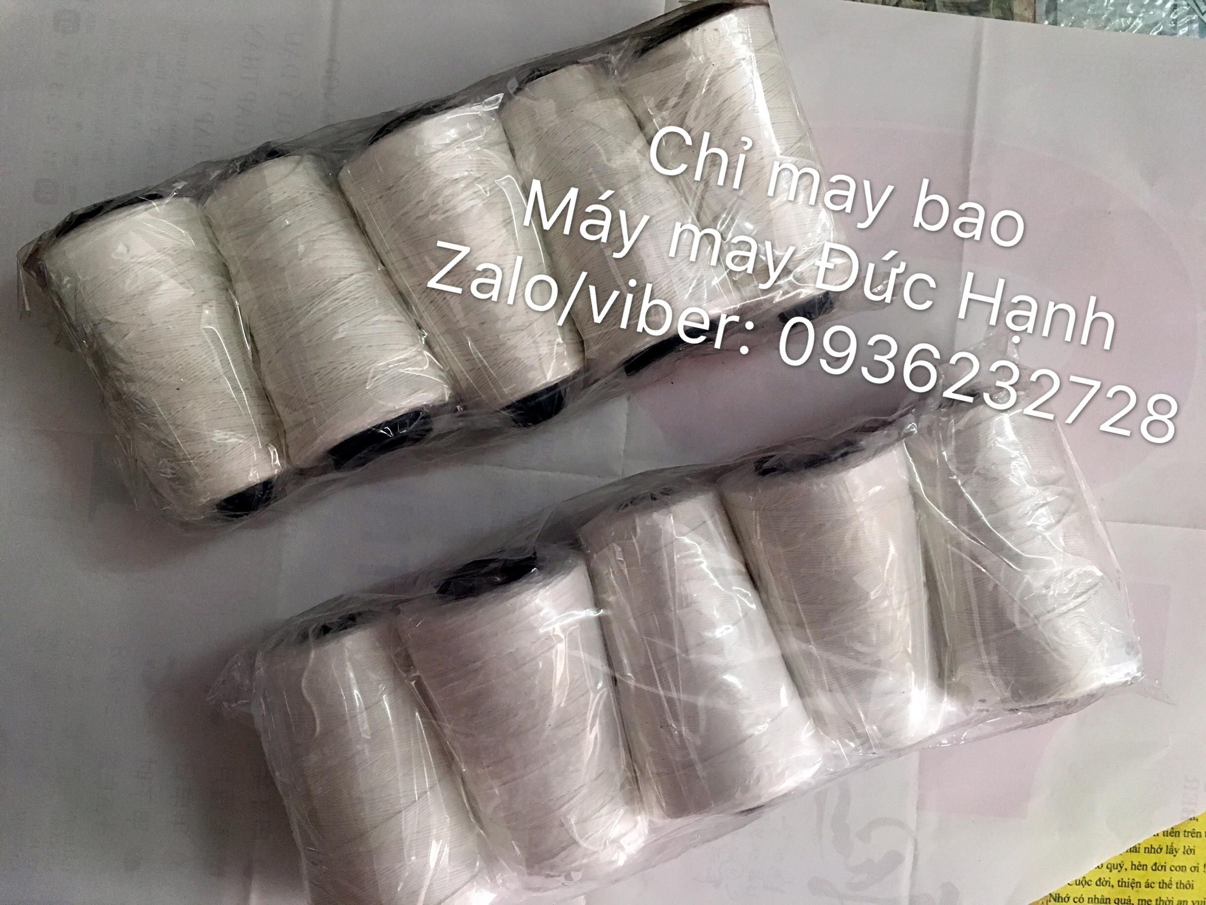Chỉ May Bao PE (Màu Trắng) - 1 Cuộn Chỉ May (Bao Gạo, Bao Đường, Bao Xi Măng, ...)