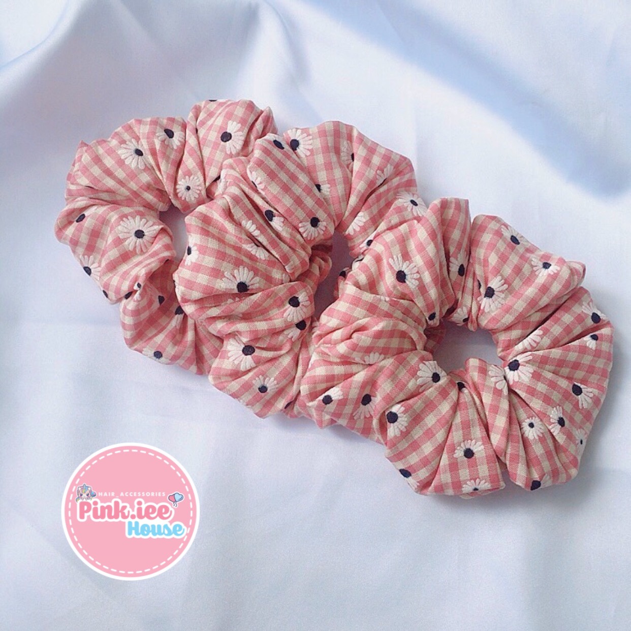 SCRUNCHIES CARO CÚC MÀU MỚI- CỘT TÓC HOTTREND