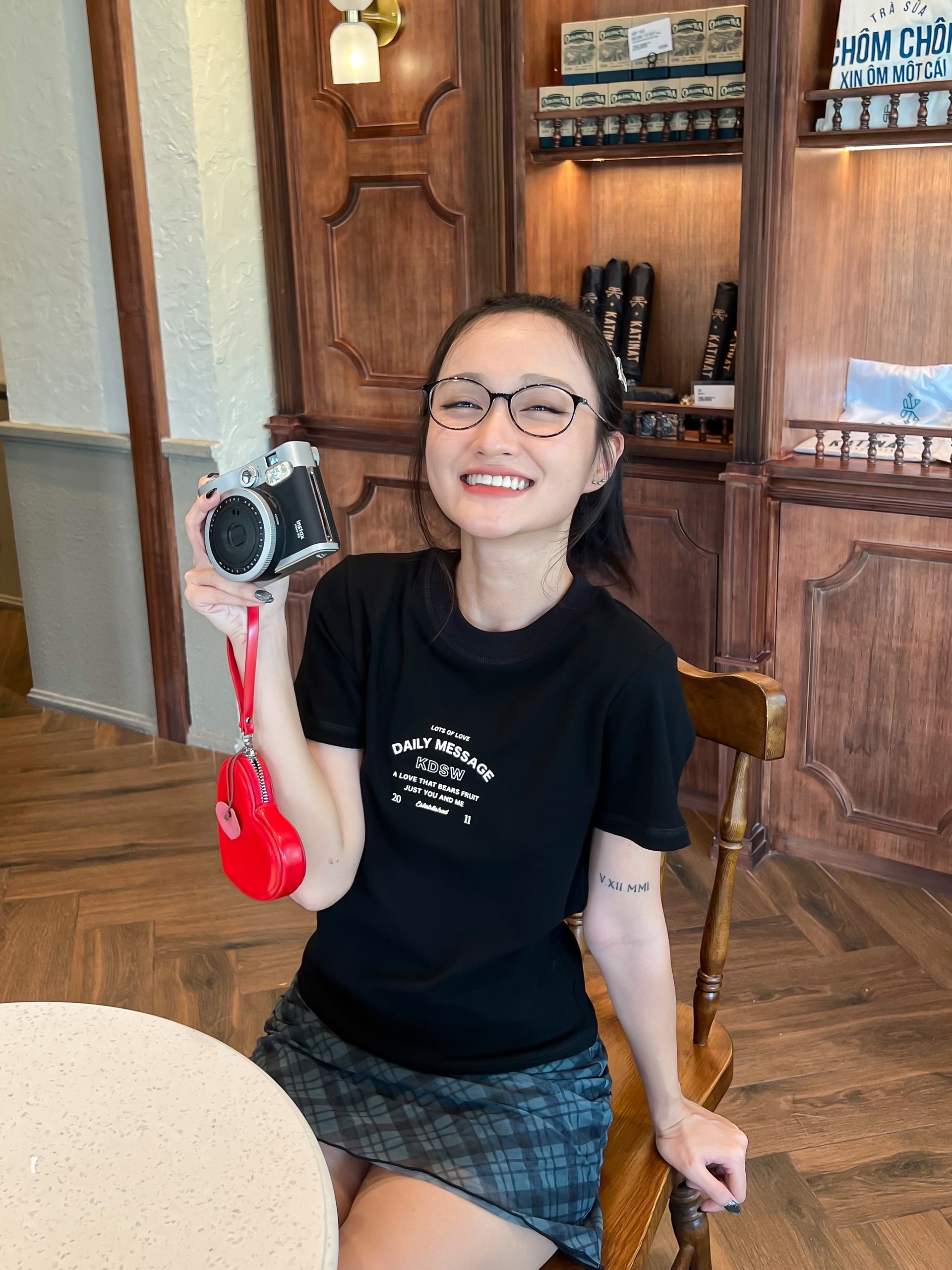 KIDO Áo thun tay ngắn cổ tròn MESSAGE