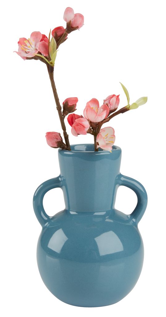 Lọ hoa | JYSK Vilhelm | gốm | xanh | DK9xC12cm