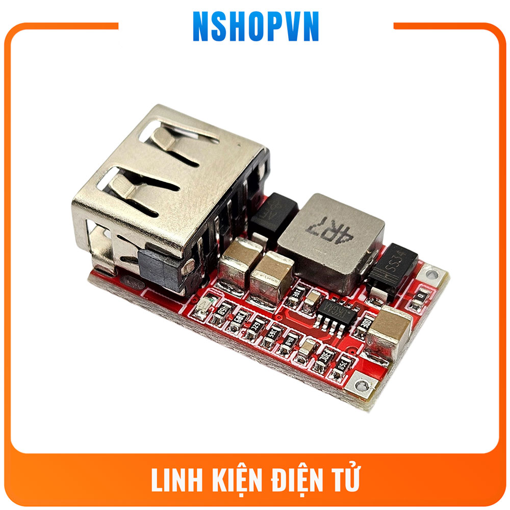 Mạch Giảm Áp 5V 3A sạc điện thoại