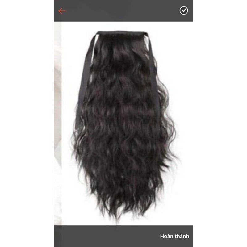 Tóc giả cột xù mỳ cỡ ngắn 40cm