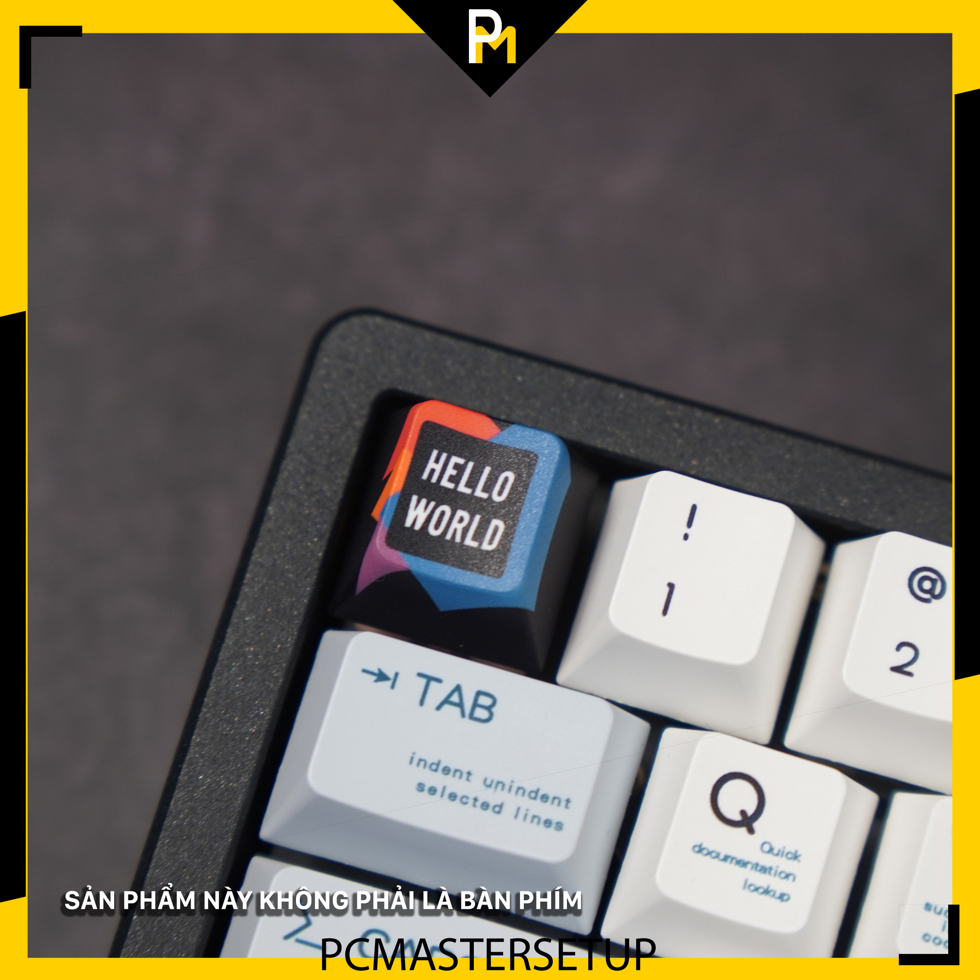 Keycap pbt Code 404 nhựa PBT dày 1.4mm chiều cao cherry profile Fullbox