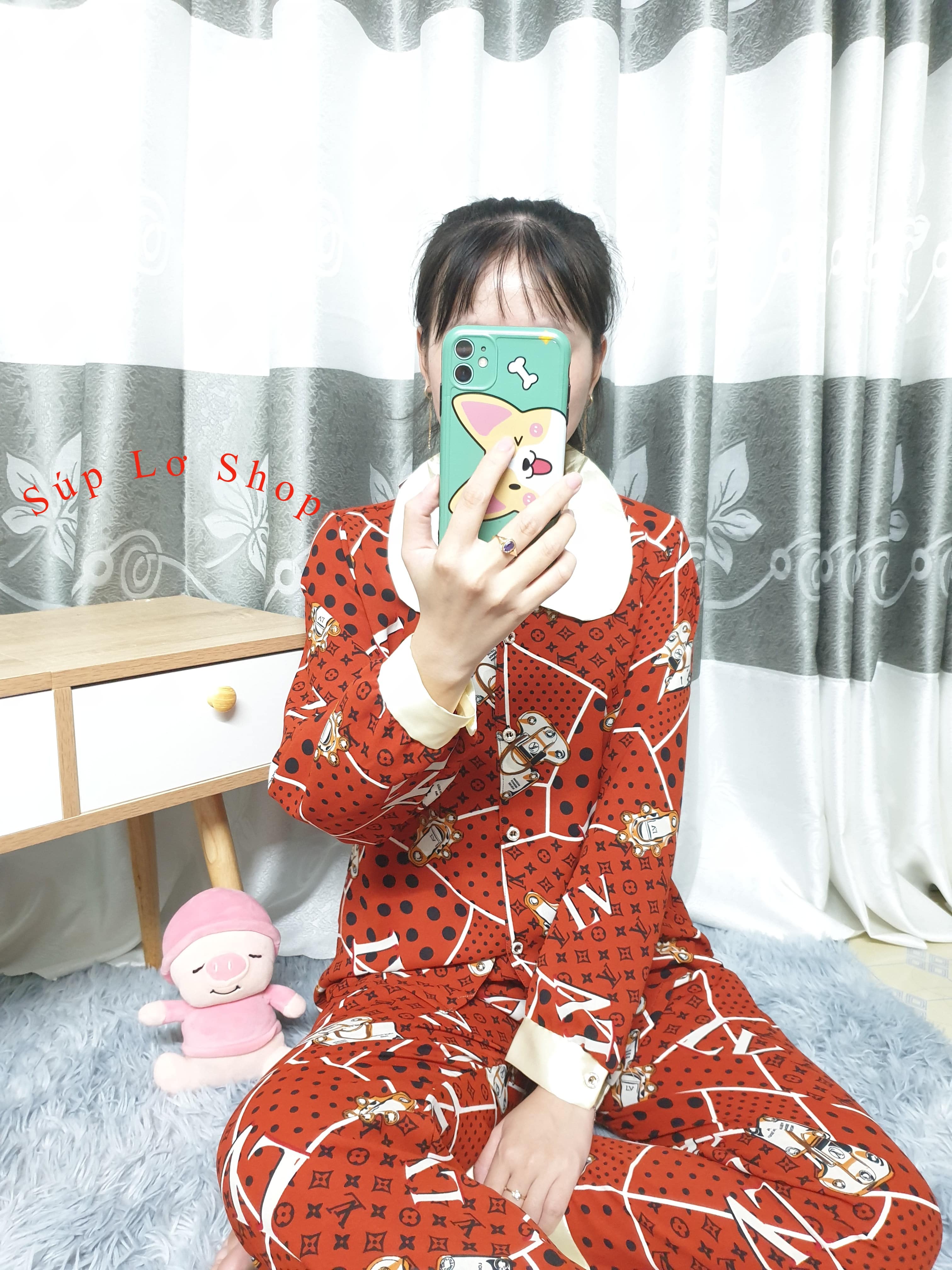 Đồ Bộ, Đồ Ngủ Nữ Pijama - Vải Lụa Mango Loại 1 Cao Cấp