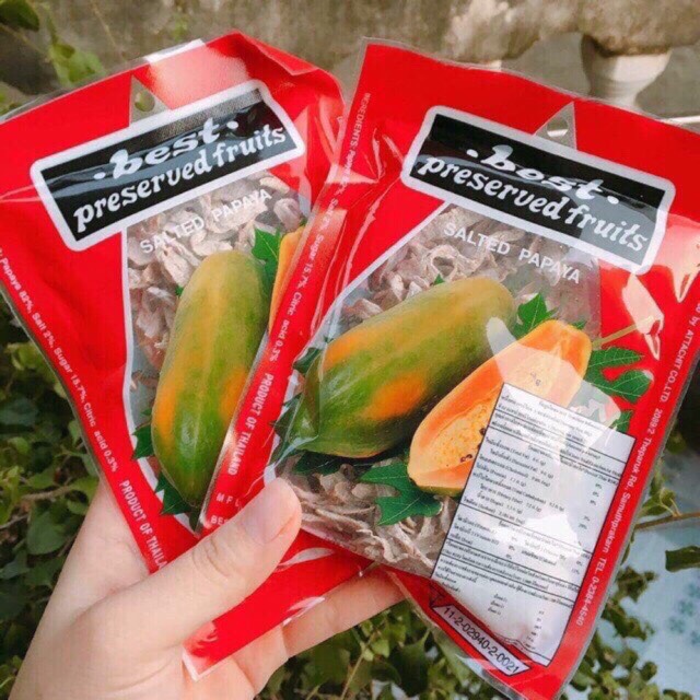 Ô mai giun Thái Lan16k/ 1 gói (màu Đỏ)