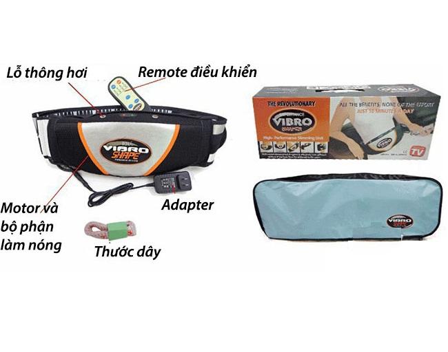 Đai Massage Bụng Nóng Rung vibro shape