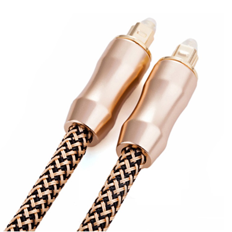 Cáp quang Audio Toslink OPTICAL dài 5m vàng chất lượng cao