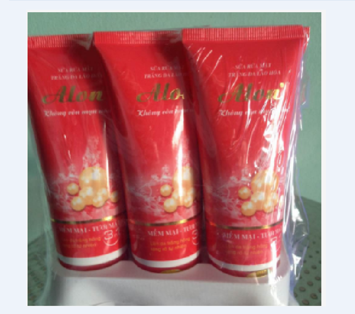 Sữa rửa mặt trắng da Alon 50g