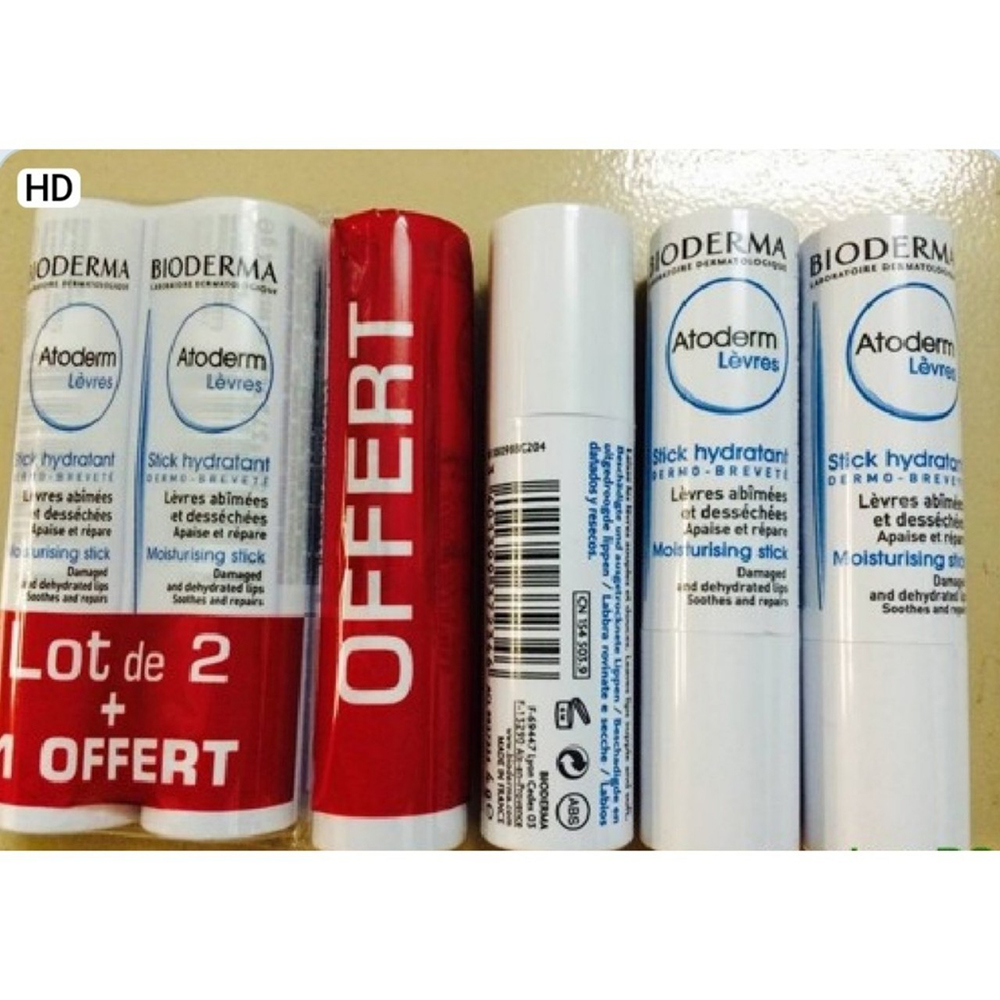 Son Dưỡng Môi Bioderma Atoderm Levres 4g