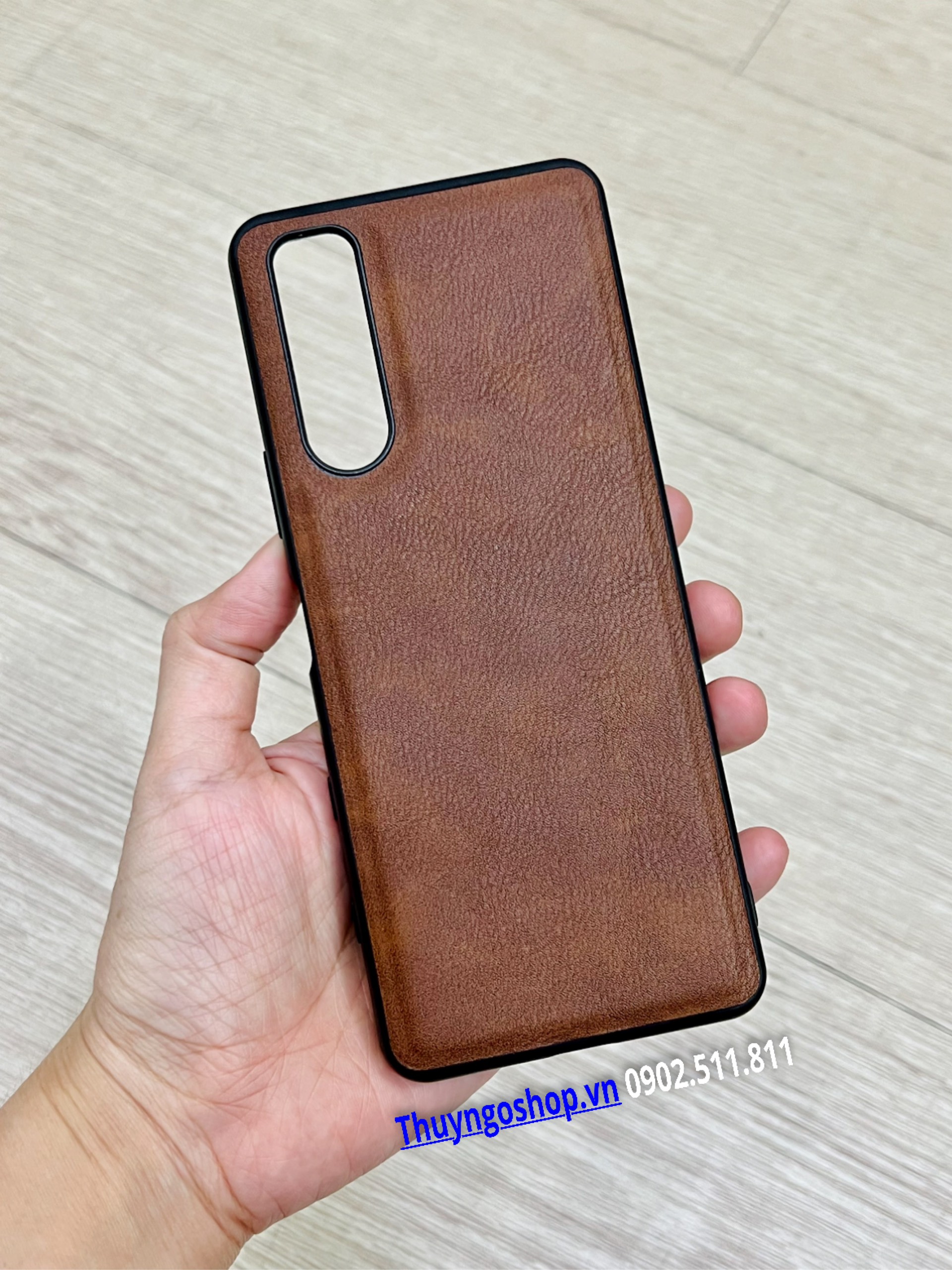Ốp lưng da Sony Xperia 5 Mark II